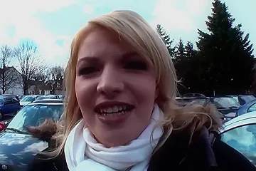 Blonde Milf With Tied Hands And Feet Sucks Cum On A Big Cock - free porn video