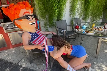 Bangin Burgers And Brunettes: My 4th Of July Blast With Busty Aderes Quin! - free porn video