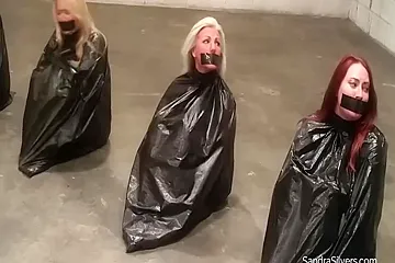 4 Girls Trash Bagged - free porn video