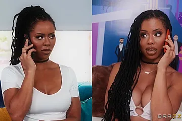 Raunchy Chocolate Hussy Unbelievable Adult Video - free porn video