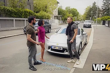 Banged A Hot Tourist Chick, While Her Boyfriend Was Knocking On The Door - free porn video