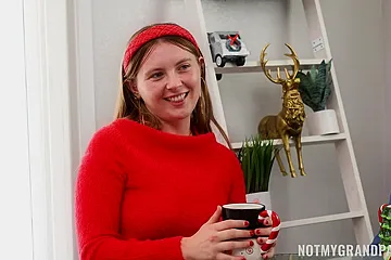 Santa Cock Is Cumming To Town - Zoey Zimmer - free porn video
