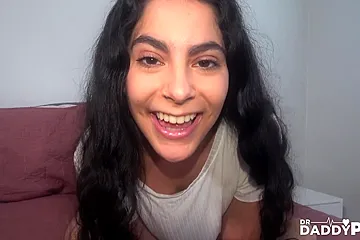Petite Charmer Angel Gostosa Seeks Professional Help - free porn video