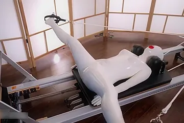 23 09 14 White Latex Doll Gets Her Physical Workout Session With Orgasm Xxx 2160p - free porn video