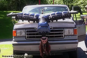 House Of Becomes A Hood Ornament With Claire Adams - free porn video