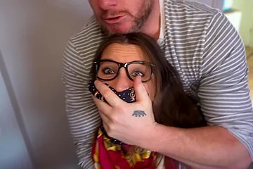 Claire Scarf Bound, Ball Gag Harness And Tape Gagged - free porn video