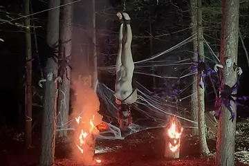 Hanging Out In Bondage - free porn video
