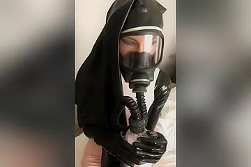 Gasmask Tube - free porn video