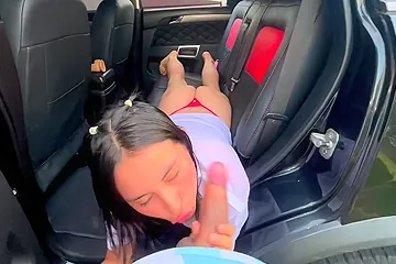 Fucking In A Car! My Best Friend Fucks My Vagina And Cums Inside Me - free porn video