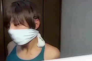 Swimsuit Self Bondage - free porn video