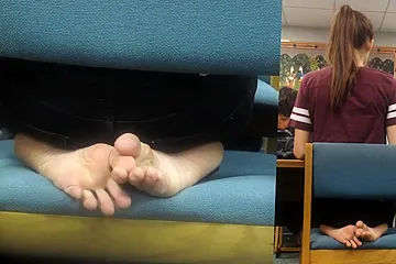 Candid Library Soles - free porn video