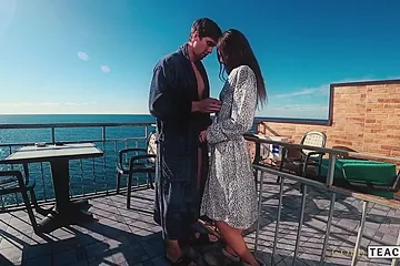 Goldteachers - Cool Fucking My Stepsister On The Balcon - free porn video