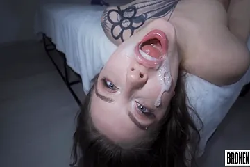 I Used Her Throat Like A Fleshlight - Gorgeous Model Eden Ivy Extreme Deepthroat And Throatpie 10 Min - free porn video