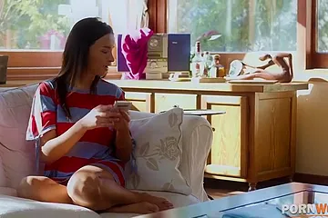 Sexy Nat Portnoy And Alyssia Kent Share A Thick Cock At Mountain Cabin Retreat Gp2054 - free porn video