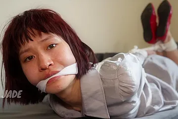 Chinese Exchange student 18+ Jade, Bound, Gagged & Robbed - free porn video