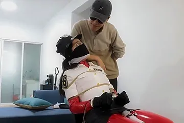 Chinese Bondage Handcuffs Otn Gag - free porn video