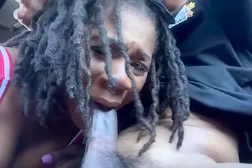 Lil D Picks Up Dreadhead Ebony Drives Her Around For Sex Pt 1 - free porn video
