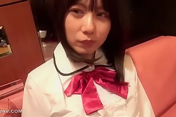 A Beautiful Girl With Divine Style Who Wants To Become A Female Announcer Is Dressed In A Uniform And Flowers With A Toy No Ppv] The Girl Who Wants To Be A Female Tv Announcer - free porn video