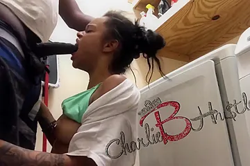 Fuckin At Friends House In Laundry Room - free porn video