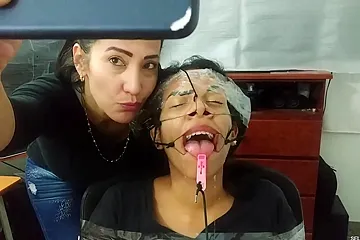 Fucked Up With Bondage And Spitting By Stepmom - Teaser Video - free porn video