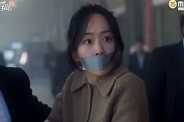 Korean Girl Gagged 03 [silver Duct Tape] - free porn video