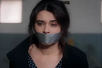Turkish Actress Yagmur Sahbazova Tape Gagged Again - free porn video
