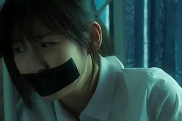 Korean Girl Gagged 01(black Tape) - free porn video