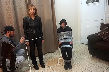 Chair Tied Mexican Girls - free porn video