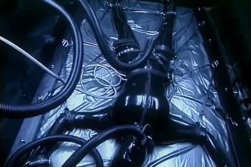 Latex Suit Spreadeagle Remote Controlled - free porn video