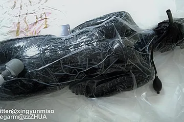 Vacuum Bag Plastic Sealing Latex Claw - free porn video