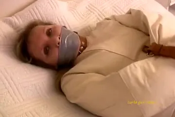 Latex Woman In Tight Medical Bondage - free porn video