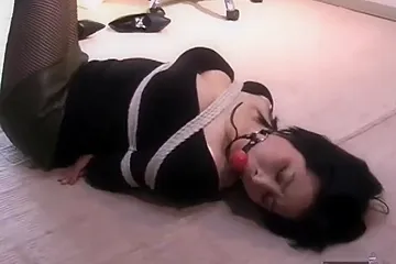 Asian Double Gag Step sisters - free porn video