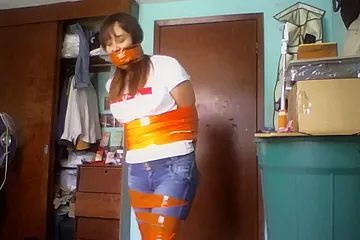 Another Mexican Girl Wrap Gagged 19 - free porn video