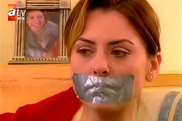 Sexy Turkish Women Tape Mouth - free porn video