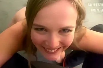 Stella Sedona - Its Too Deep! Tribal Bbc Destroyed My Tiny Pussy... Oops He Creampied Me In My Hotel Room! - free porn video