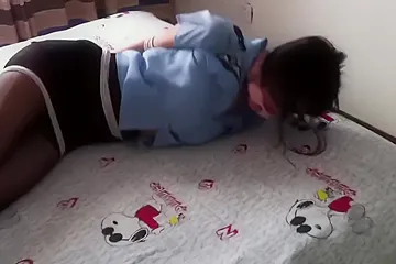 Hogtied Police Woman - free porn video