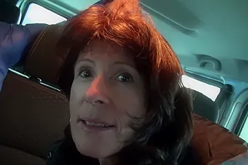 German Mature Gets Fucked By Two Strangers Walking Around - free porn video