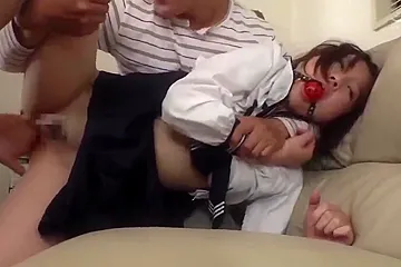 Asian teen With Gag Fetish Walks In Public And Fucked - free porn video