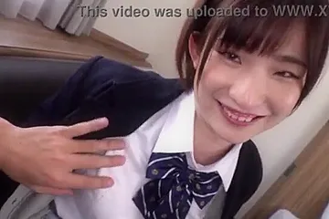 She sits on top of him while wearing her uniform and puts it on in cowgirl position. ​ - free porn video
