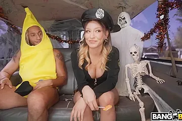 Happy Swalloween With Mads Flores - free porn video