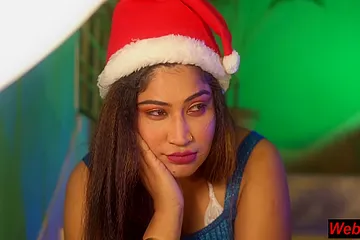 Indian Desi Hot Wife Xmas Sex With Santa Claus! Hot Xmas Sex - free porn video