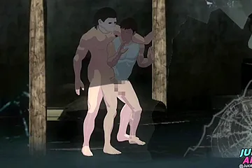Juice Anime: Gay Lusts Hard Sex - free porn video