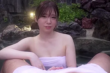 03C1523-She drinks semen ejaculated with a thick blowjob at a hot spring with her girlfriend - free porn video