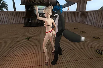 Human Female And Furry Fox Intro(dance) - free porn video