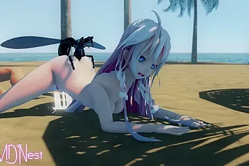 Beach And Insects (by Mmdnest) - free porn video