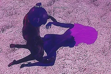 Minka Purple Dogging With Pig - free porn video