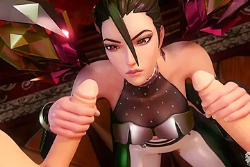 Lol Hentai Kaisa Kda Full Animation Threesome Hard Sex 3d Porn Dark Green Hair Color Edit Smixix - free porn video