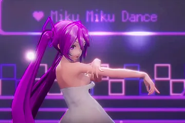 Hentai Cynical Night Plan Undress Dance Small Tits Mmd 3d Purple Hair Color Edit Smixix - free porn video