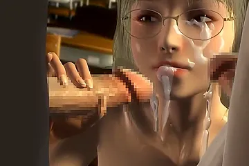 Animated Orgy In The Classroom! A Big-boobed Teacher Punishes students 18+ With Sex - free porn video