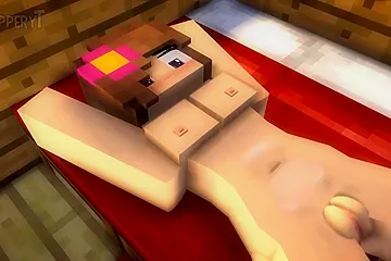 Minecraft Chick Fucks Zombie Rough (sound) - free porn video